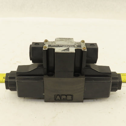 Daikin KS0-G02-2CA-30 Double Solenoid Hydraulic Valve 4/3 Way Closed 100V