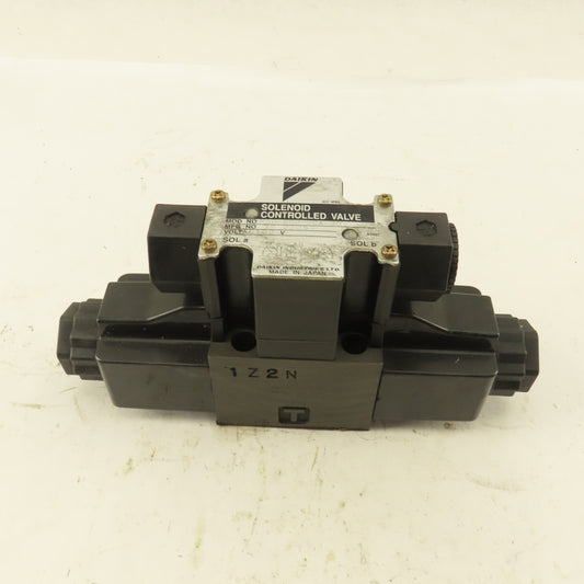 Daikin KS0-G02-2CA-30 Double Solenoid Hydraulic Valve 4/3 Way Closed 100V