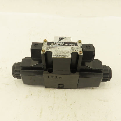 Daikin KS0-G02-2CA-30 Double Solenoid Hydraulic Valve 4/3 Way Closed 100V