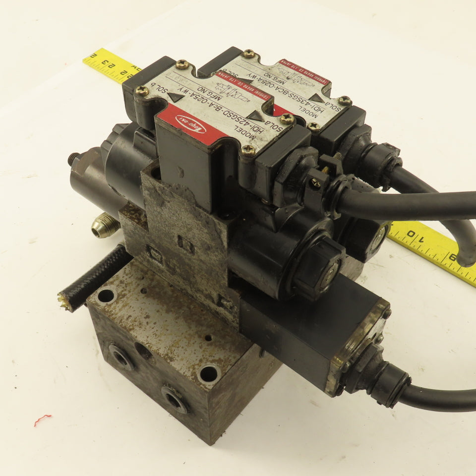 Toyooki HDI-42SGSD-BCA-025A-WY Hydraulic Solenoid Valve Assembly