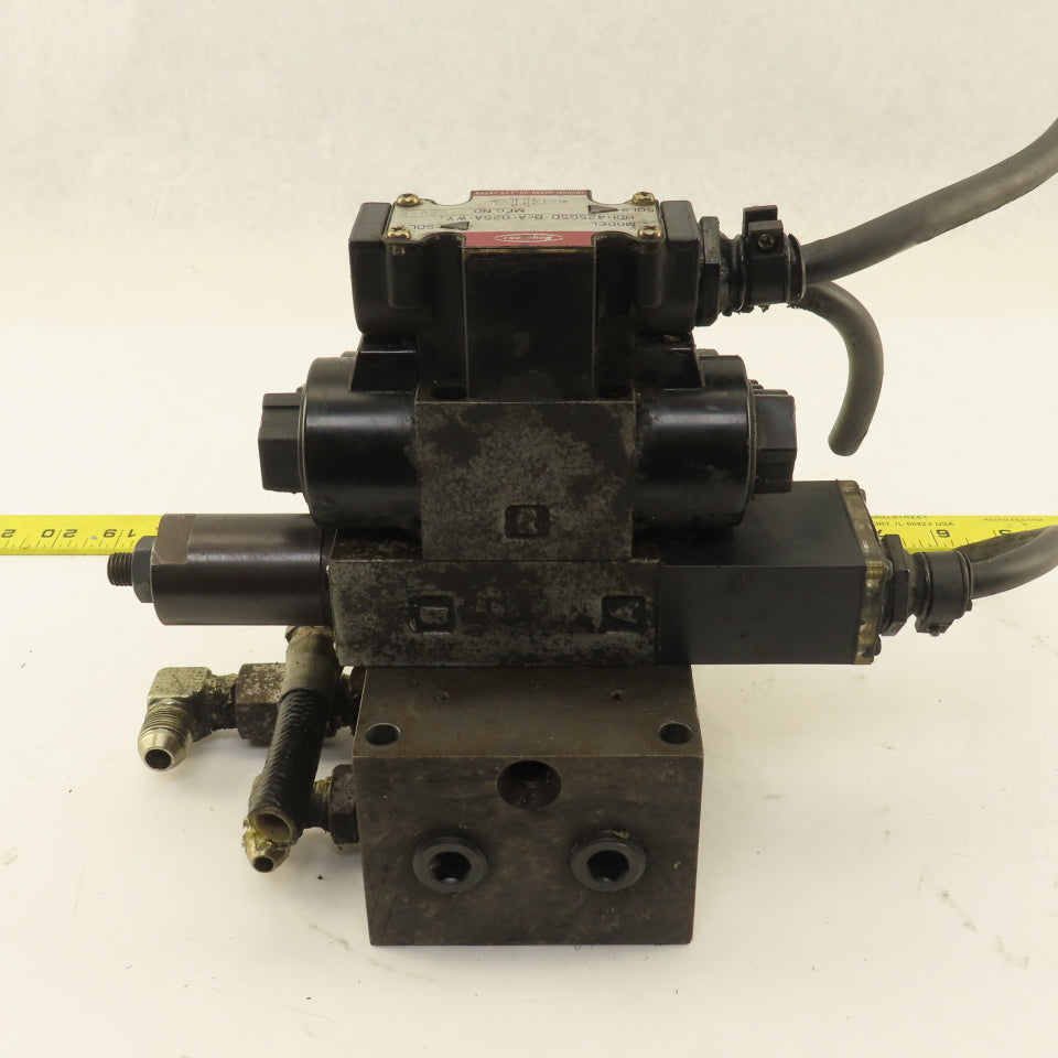 Toyooki HDI-42SGSD-BCA-025A-WY Hydraulic Solenoid Valve Assembly