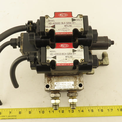 Toyooki HDI-42SGSD-BCA-025A-WY Hydraulic Solenoid Valve Assembly