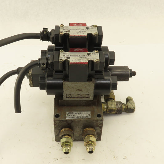 Toyooki HDI-42SGSD-BCA-025A-WY Hydraulic Solenoid Valve Assembly