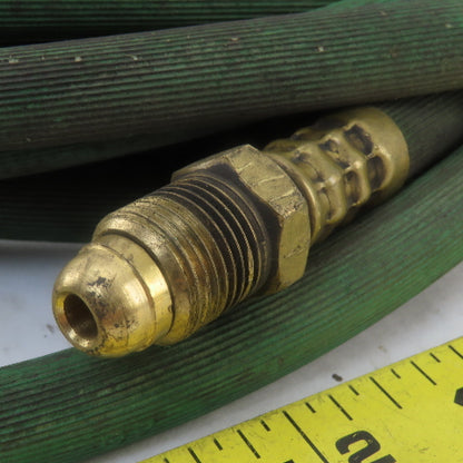 25' Argon Gas Hose for MIG/TIG Flowmeter 1/4" 5/8"X18 Male, Inert Hose