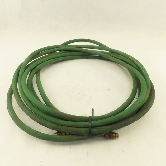 25' Argon Gas Hose for MIG/TIG Flowmeter 1/4" 5/8"X18 Male, Inert Hose