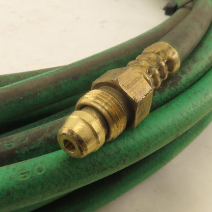 52' Argon Gas Hose for MIG/TIG Flowmeter 1/4" 5/8"X18 Male Inert Hose