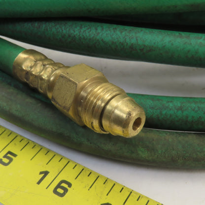 52' Argon Gas Hose for MIG/TIG Flowmeter 1/4" 5/8"X18 Male Inert Hose