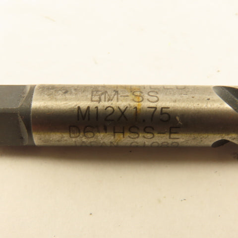 Greenfield M12 X 1.75 Metric 3 Flute Spiral Modified Bottoming Tap