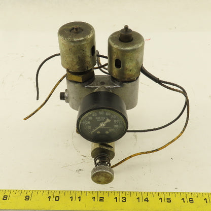 Snow Double Solenoid Valve From Tapping Machine Model TA-1-A 24V Coil