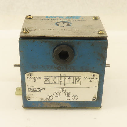 Vickers 317845 DG4S4 0133C 50 Hydraulic Directional Valve Body No Coils 5/3 Way