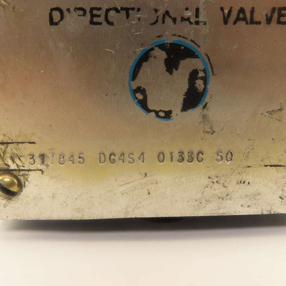 Vickers 317845 DG4S4 0133C 50 Hydraulic Directional Valve Body No Coils 5/3 Way