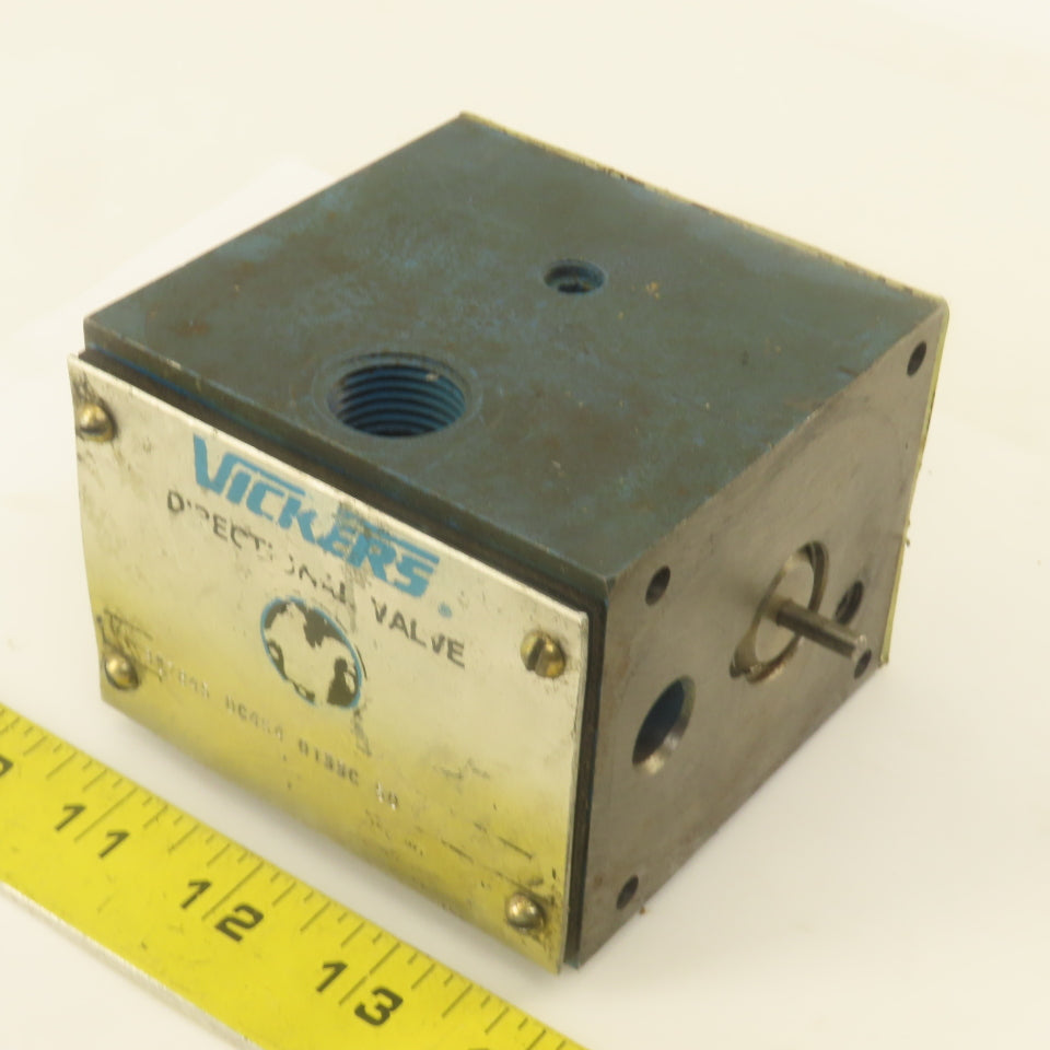 Vickers 317845 DG4S4 0133C 50 Hydraulic Directional Valve Body No Coils 5/3 Way