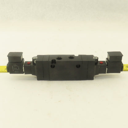 Parker B571ACB53C 5/3 Way Pneumatic Double Solenoid Directional Valve 120V Coil