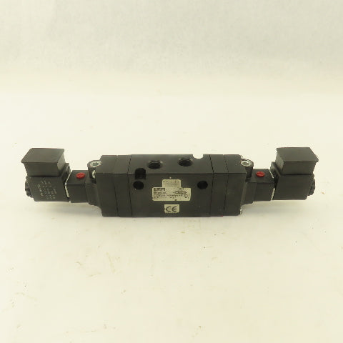 Parker B571ACB53C 5/3 Way Pneumatic Double Solenoid Directional Valve 120V Coil
