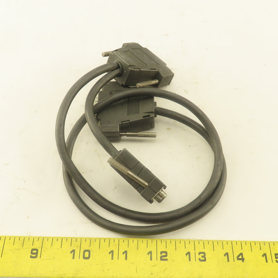 25 Pin Male Female Sub D Cable W/ 9 Pin Female Mini Sub D Pigtail Splitter