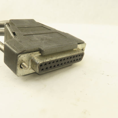 25 Pin Male Female Sub D Cable W/ 9 Pin Female Mini Sub D Pigtail Splitter