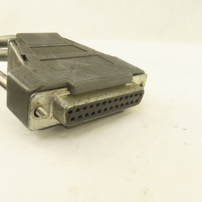 25 Pin Male Female Sub D Cable W/ 9 Pin Female Mini Sub D Pigtail Splitter