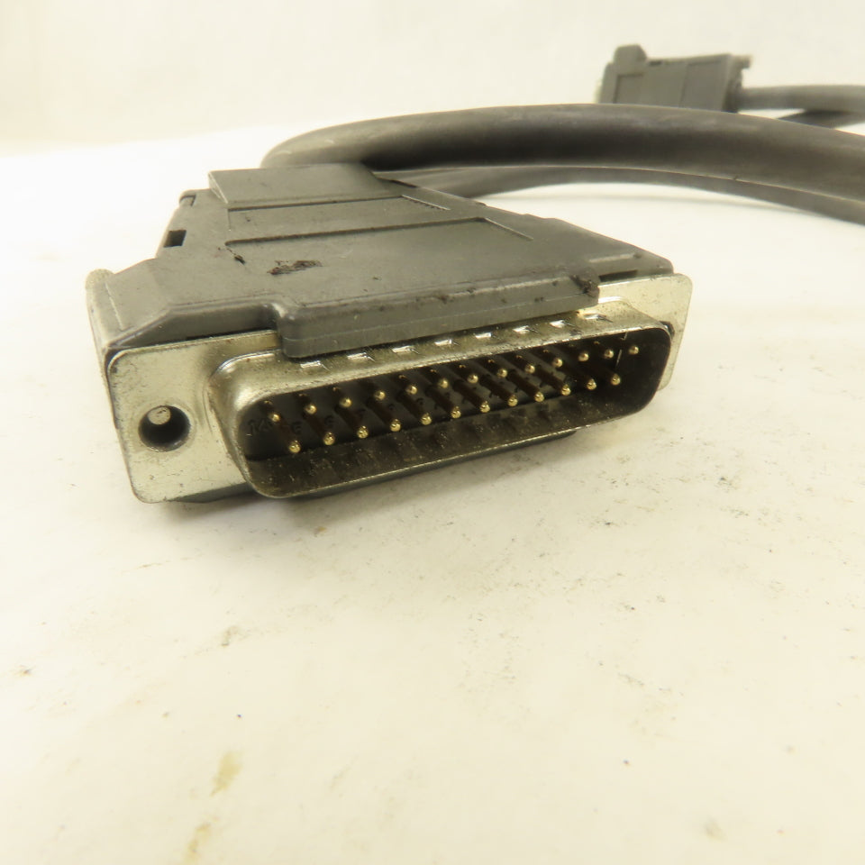 25 Pin Male Female Sub D Cable W/ 9 Pin Female Mini Sub D Pigtail Splitter