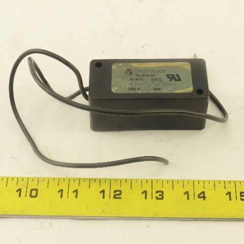 Electrocube RG 1676-24 220 Ohm .50MFD 1000V Noise Suppressor