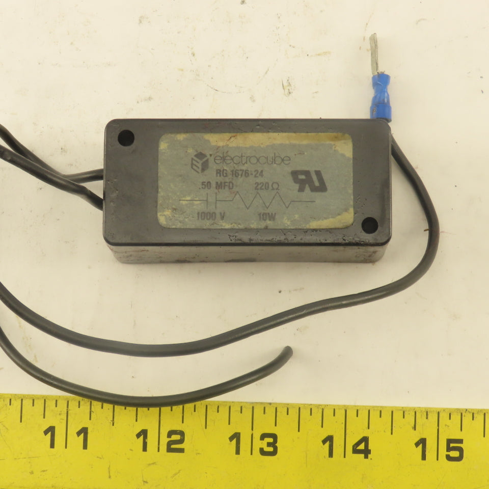 Electrocube RG 1676-24 220 Ohm .50MFD 1000V Noise Suppressor