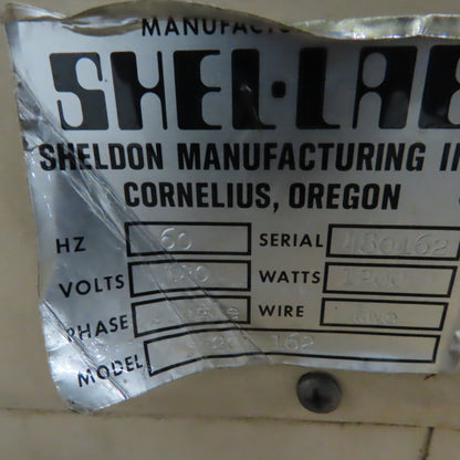 Shel-Lab 52201 162 Lab Laboratory Oven 115V 1PH 1200W 20"Dx25"Wx19"H