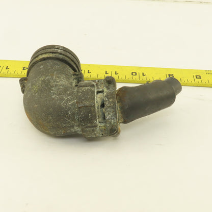 Amphenol MS3108B24-10S Size 24 7 Pin Circular Connector 24-10SF 90° Angle