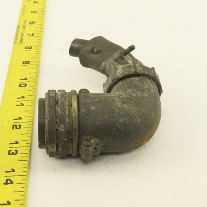 Amphenol MS3108B24-10S Size 24 7 Pin Circular Connector 24-10SF 90° Angle