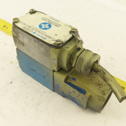 Vickers DG4V-3-2A-W-B-10 Hydraulic Directional Valve 4/2 Way Single 120V Coil