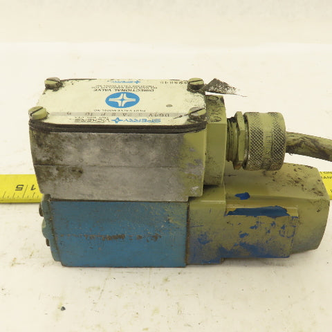 Vickers DG4V-3-2A-W-B-10 Hydraulic Directional Valve 4/2 Way Single 120V Coil