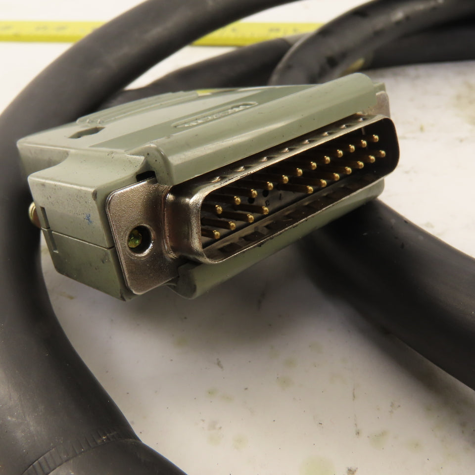 Hrstot CNB32 25 Pin Male Serial Connector Multi Conductor Extension Cable 7'