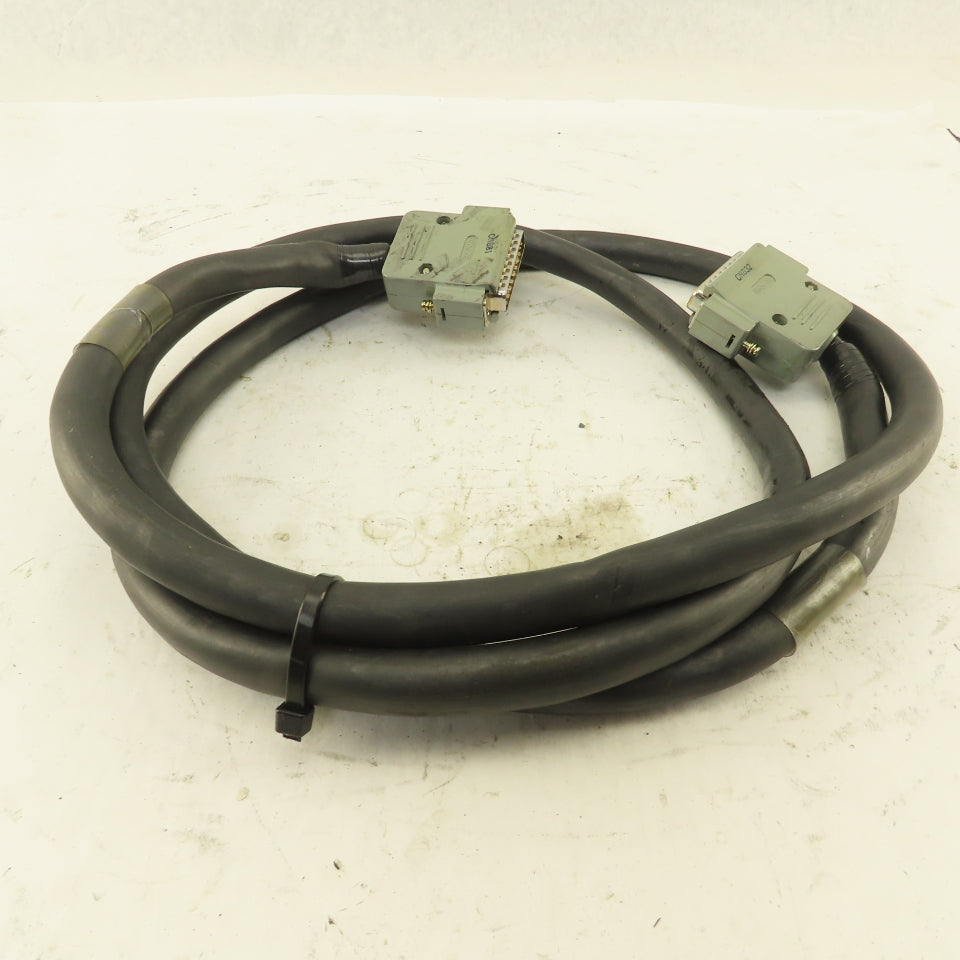 Hrstot CNB32 25 Pin Male Serial Connector Multi Conductor Extension Cable 7'