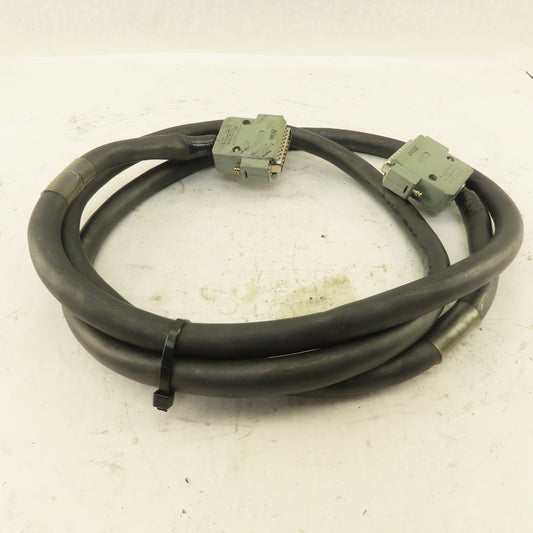 Hrstot CNB32 25 Pin Male Serial Connector Multi Conductor Extension Cable 7'