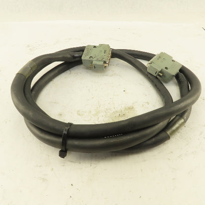 Hrstot CNB32 25 Pin Male Serial Connector Multi Conductor Extension Cable 7'