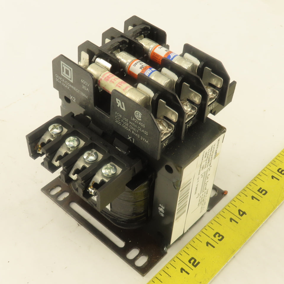 Square D 9070TF200D20 208-230/460V Pri 0.2kVa 115V Sec. 50/60Hz Transformer