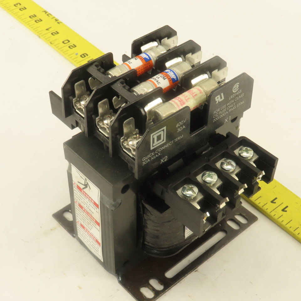 Square D 9070TF200D20 208-230/460V Pri 0.2kVa 115V Sec. 50/60Hz Transformer