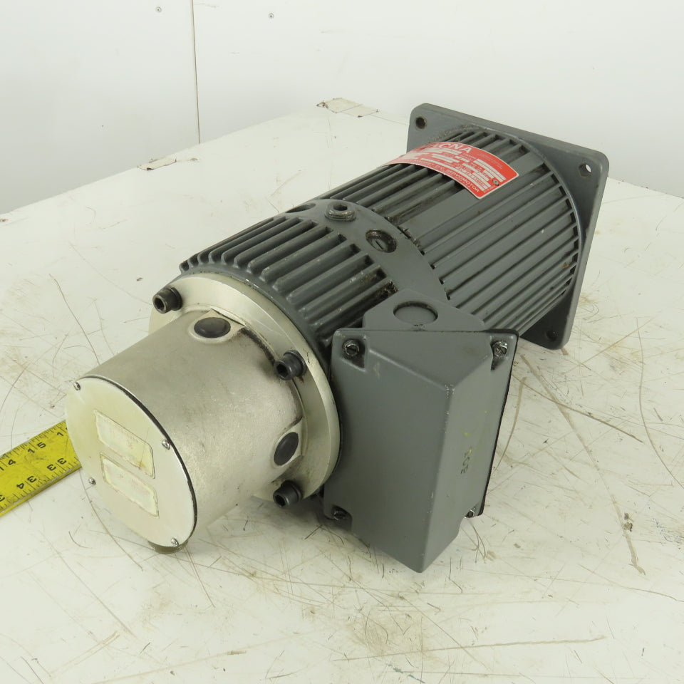 Magna 181-18-0100-0 2000RPM 133.4V Max Permanent Magnet DC Servo W/ Tachometer