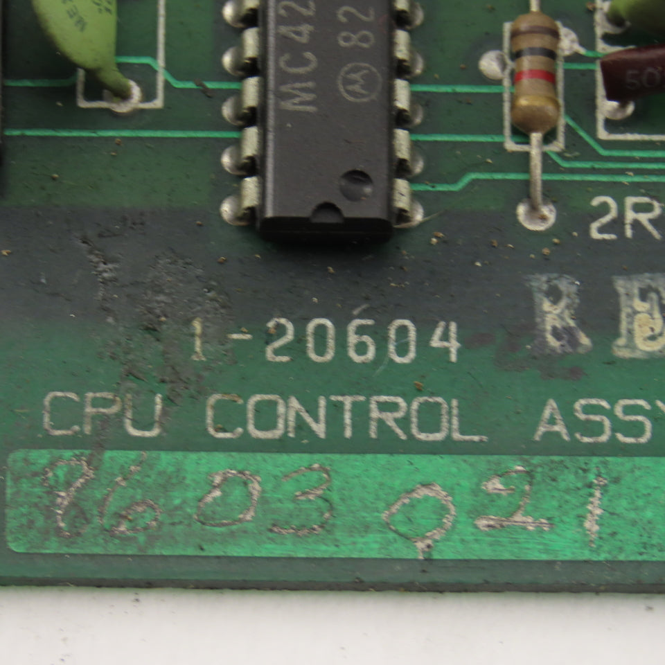 Kearney & Trecker 1-20604 CPU Control Assembly