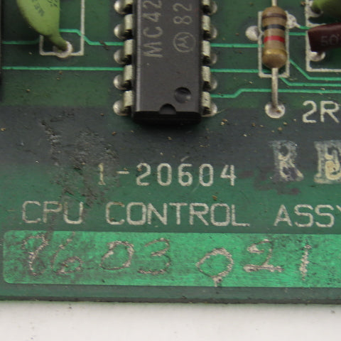 Kearney & Trecker 1-20604 CPU Control Assembly
