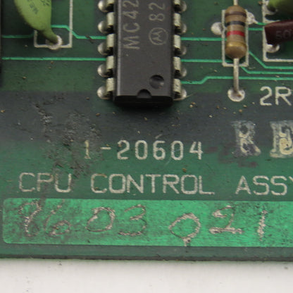 Kearney & Trecker 1-20604 CPU Control Assembly