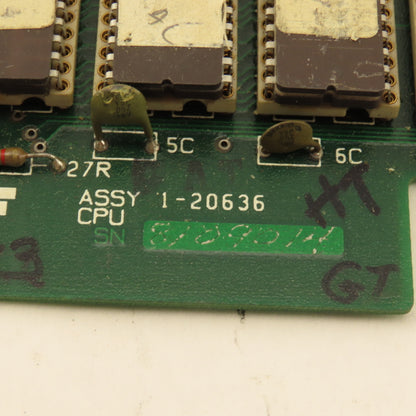 Kearney & Trecker 1-20636 Rev. 3 CPU Assembly