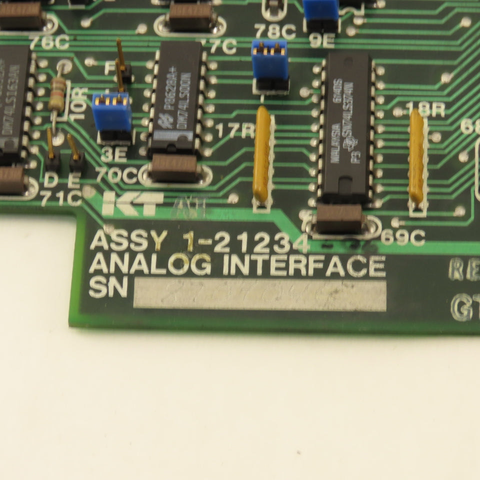 Kearney & Trecker 1-21234 Analog Interface Assembly