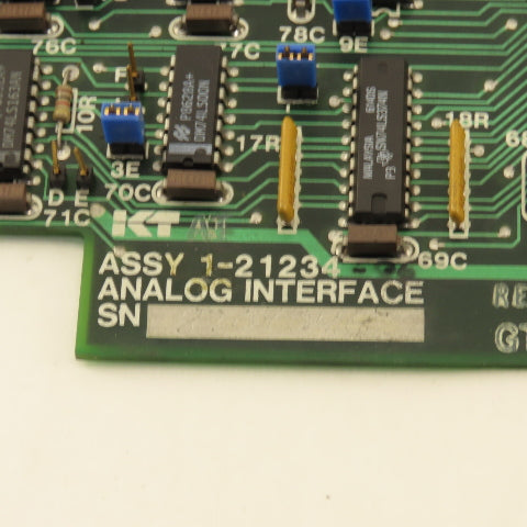 Kearney & Trecker 1-21234 Analog Interface Assembly