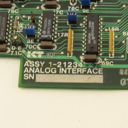 Kearney & Trecker 1-21234 Analog Interface Assembly