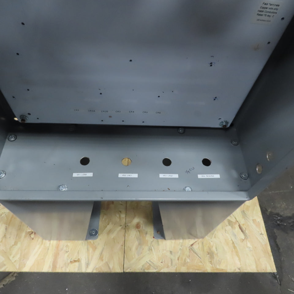 SCE 24EL2408LP Electrical Enclosure 24x24x8" Free Standing Hinged W/Back Plate