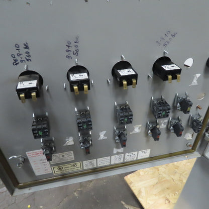 SCE 24EL2408LP Electrical Enclosure 24x24x8" Free Standing Hinged W/Back Plate