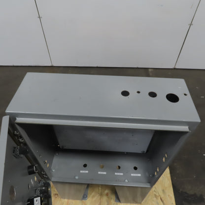 SCE 24EL2408LP Electrical Enclosure 24x24x8" Free Standing Hinged W/Back Plate