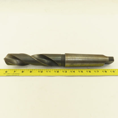 National 1-9/16" Twist Drill 2 Flute Morse Taper #5 MT5 14" OAL 118° Point