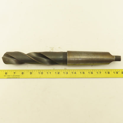 National 1-9/16" Twist Drill 2 Flute Morse Taper #5 MT5 14" OAL 118° Point