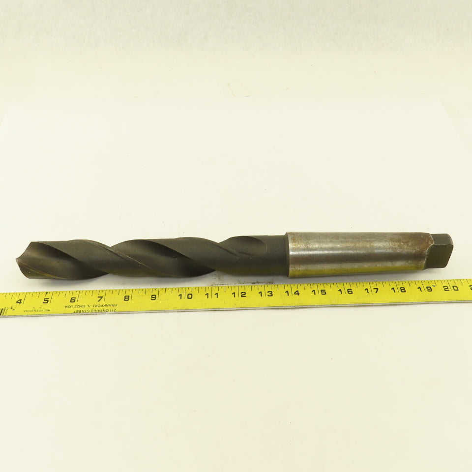 Cle-Forge 1-17/32" Twist Drill 2 Flute Morse Taper #5 MT5 16" OAL 118° Point