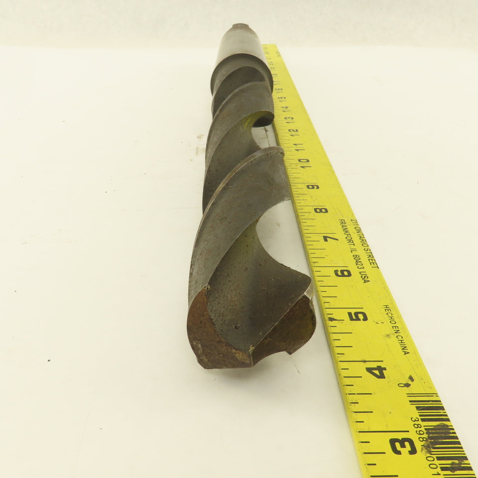 Cle-Forge 1-17/32" Twist Drill 2 Flute Morse Taper #5 MT5 16" OAL 118° Point